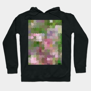 Blur Mosaic of Lovely Flowers Hoodie